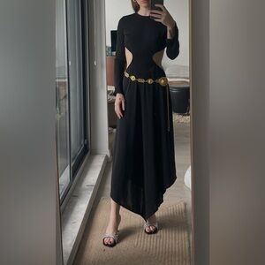 LAAGAM Black cut out Lois dress XS - worn once!